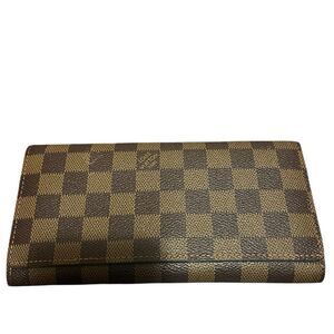 Louis Vuitton Brown Checkered Wallet